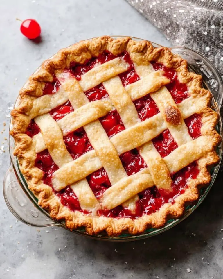 Homemade Cherry Pie Recipe