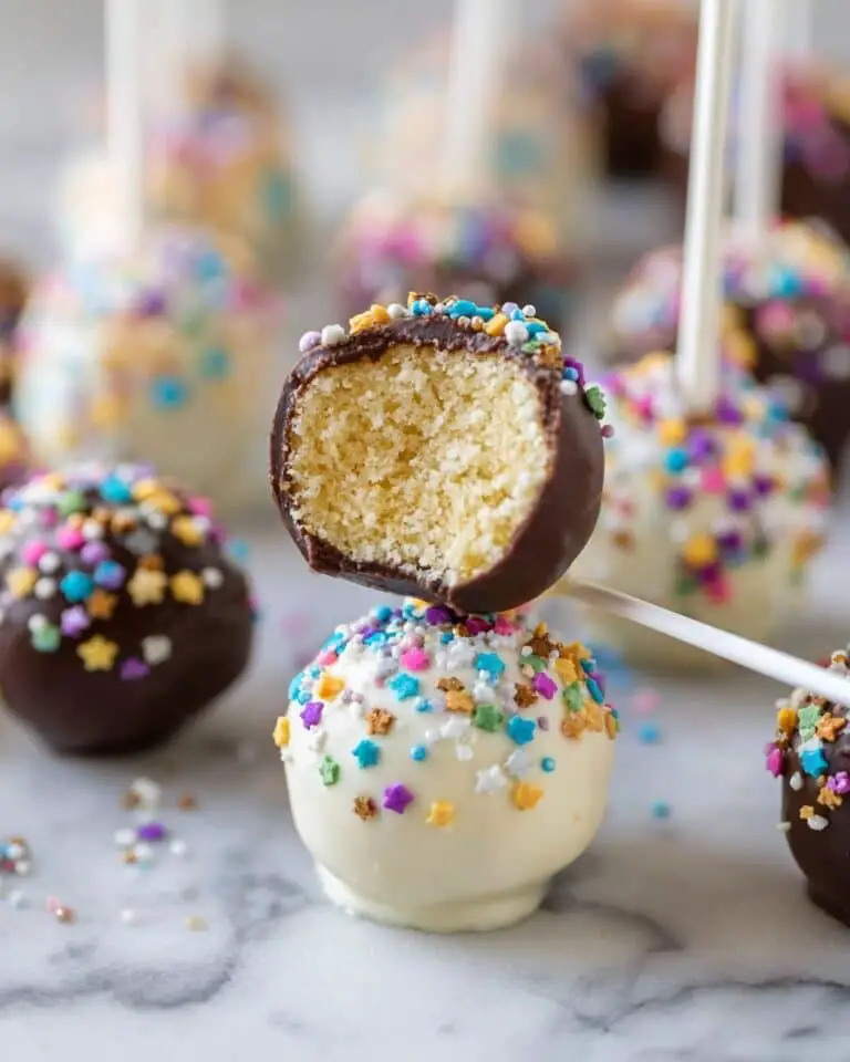 Chocolate-Dipped Cake Pops Recipe
