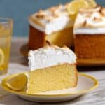 Limoncello Cake with Lemon Italian Meringue and Limoncello Syrup Recipe