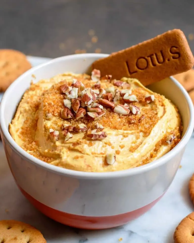 Pumpkin Dip with Whipped Cream and Toasted Pecans Recipe
