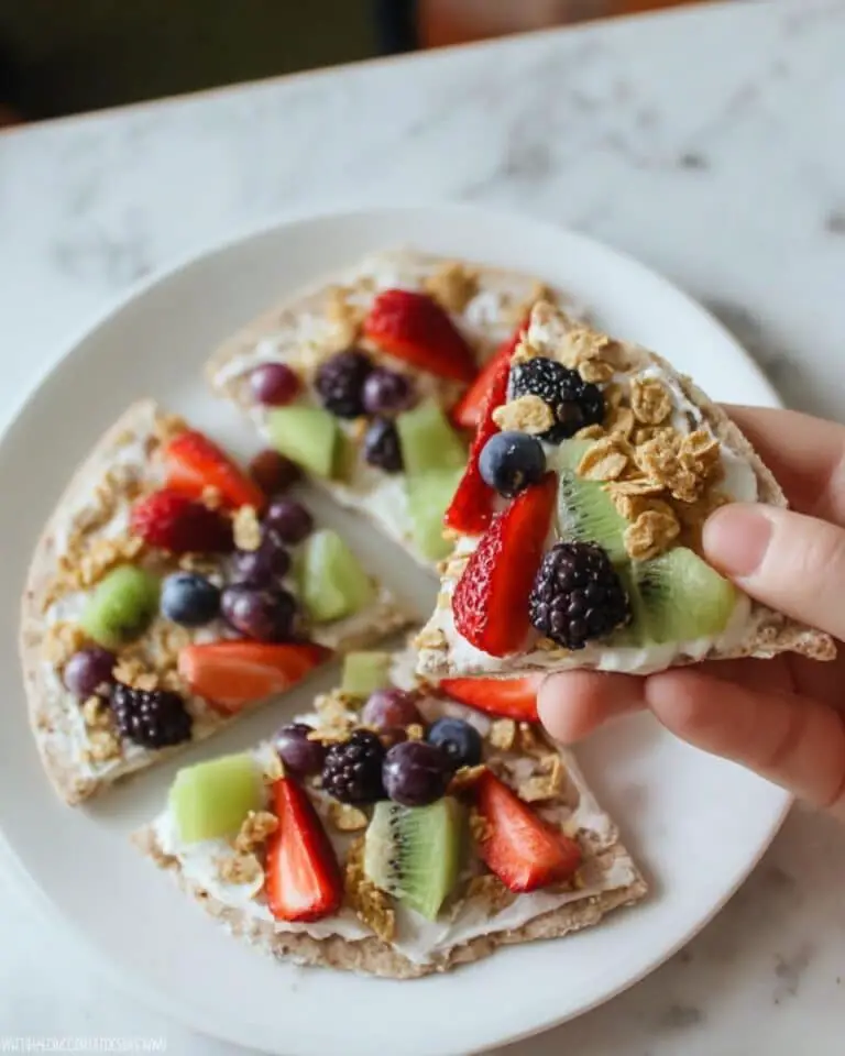 No-Bake Fruit “Pizzas Recipe