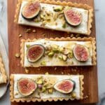 Fig Mascarpone Tart with Pistachio Black Pepper Crust Recipe
