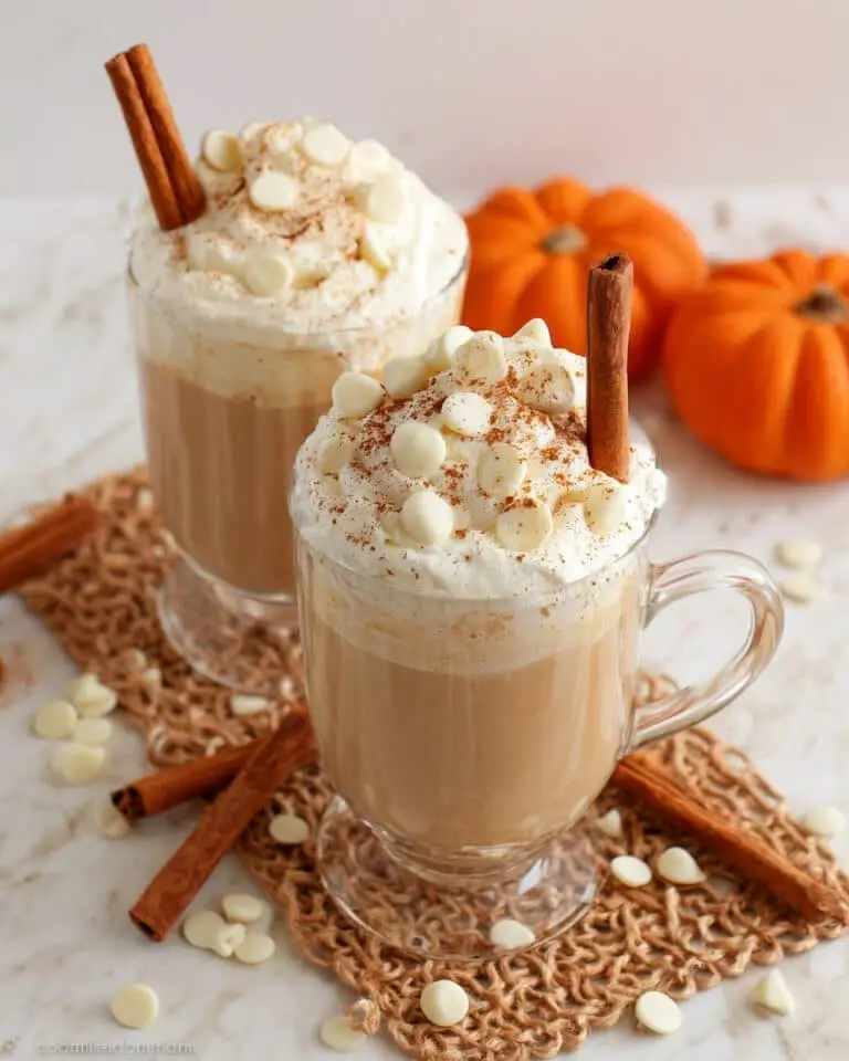 White Chocolate Pumpkin Spice Latte Recipe