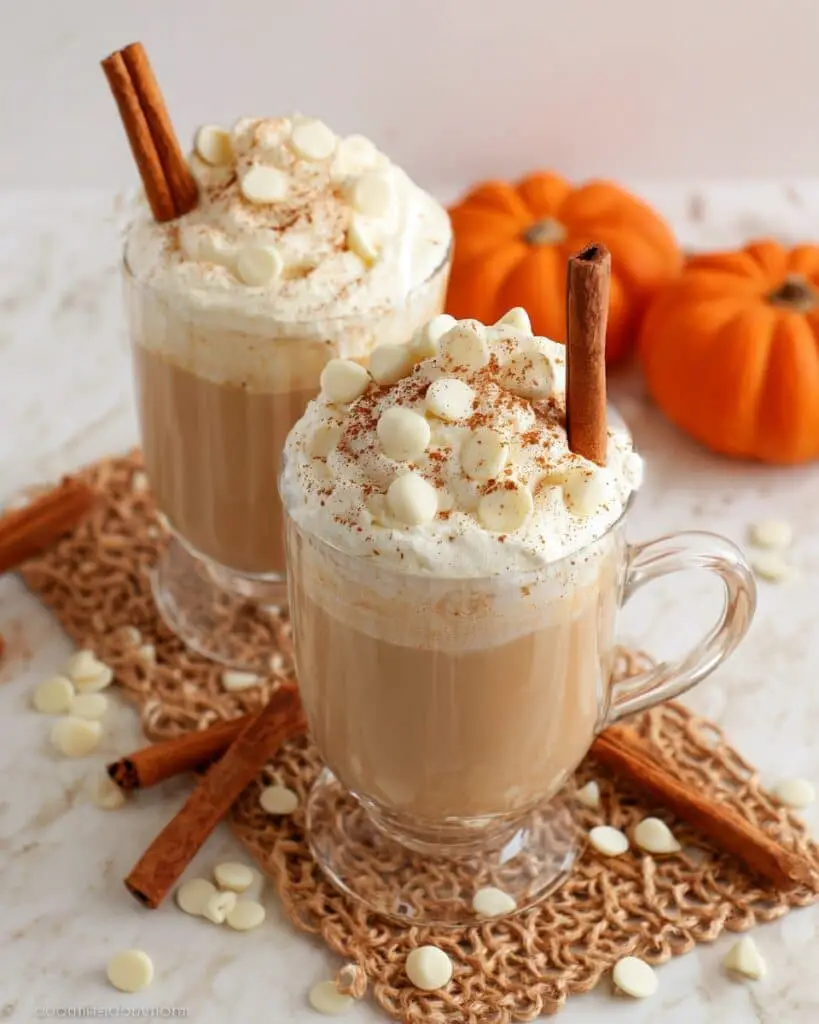 White Chocolate Pumpkin Spice Latte Recipe