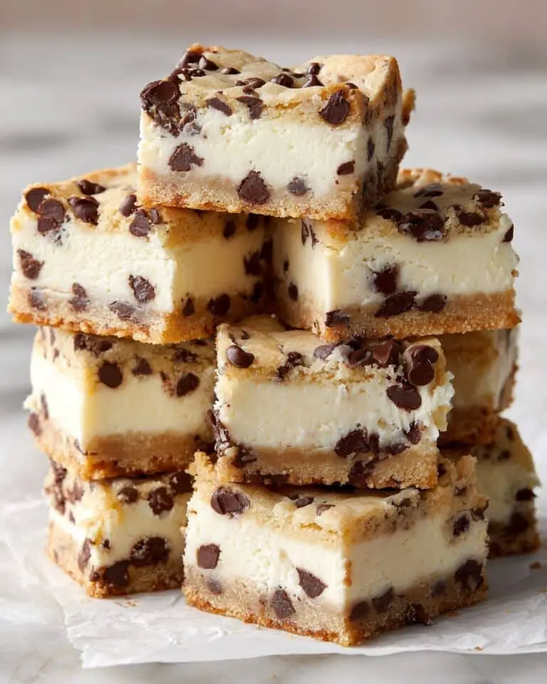 Chocolate Chip Cheesecake Bars Recipe