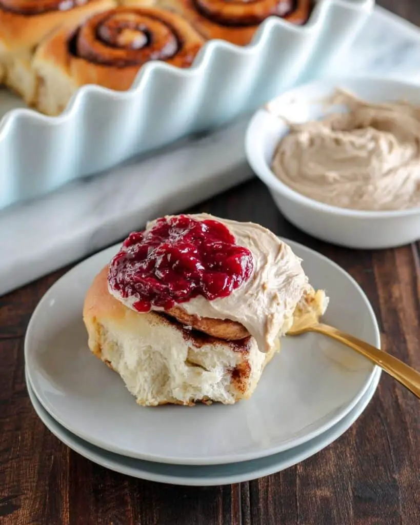 Peanut Butter & Jelly Cinnamon Rolls Recipe