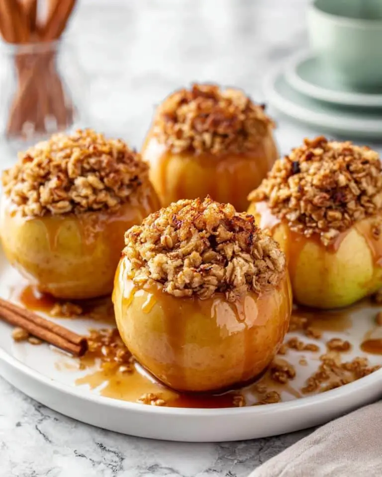 Baked Apples with Oatmeal Recipe