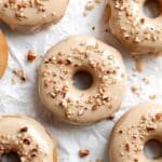 Baked Sweet Potato Donuts with Maple Glaze and Pecans Recipe