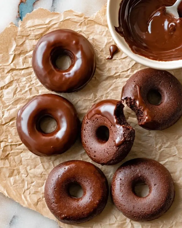 Chocolate Buttermilk Baked Donuts Recipe