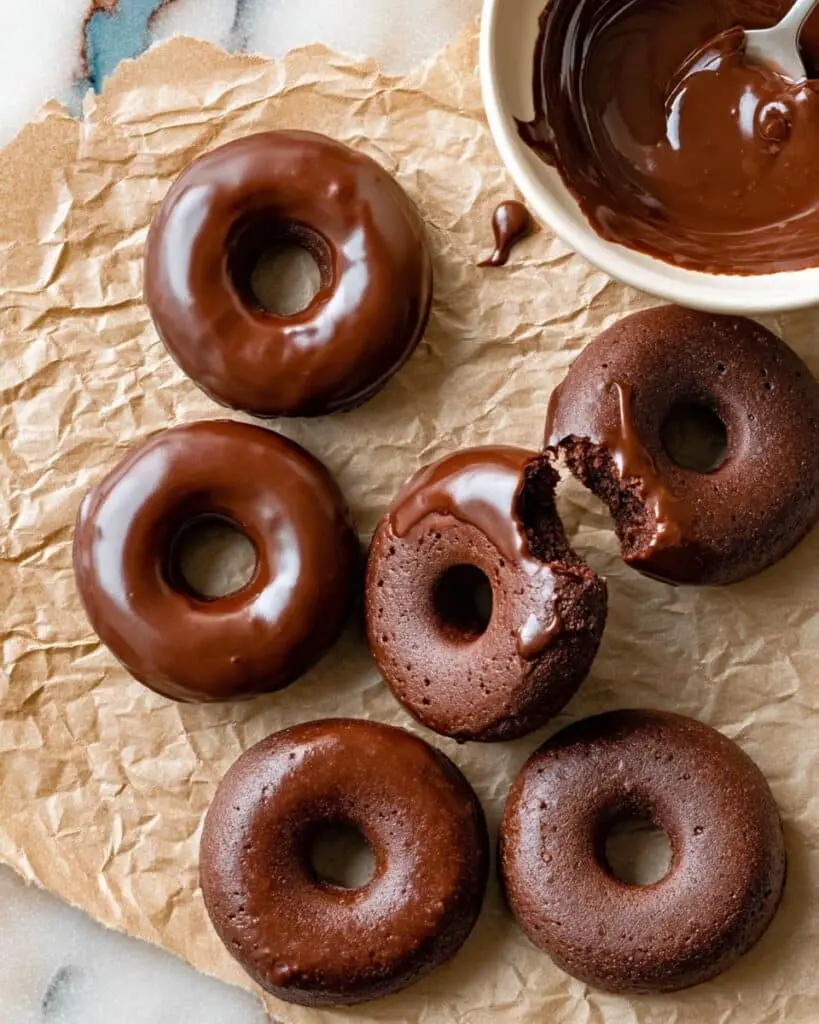 Chocolate Buttermilk Baked Donuts Recipe