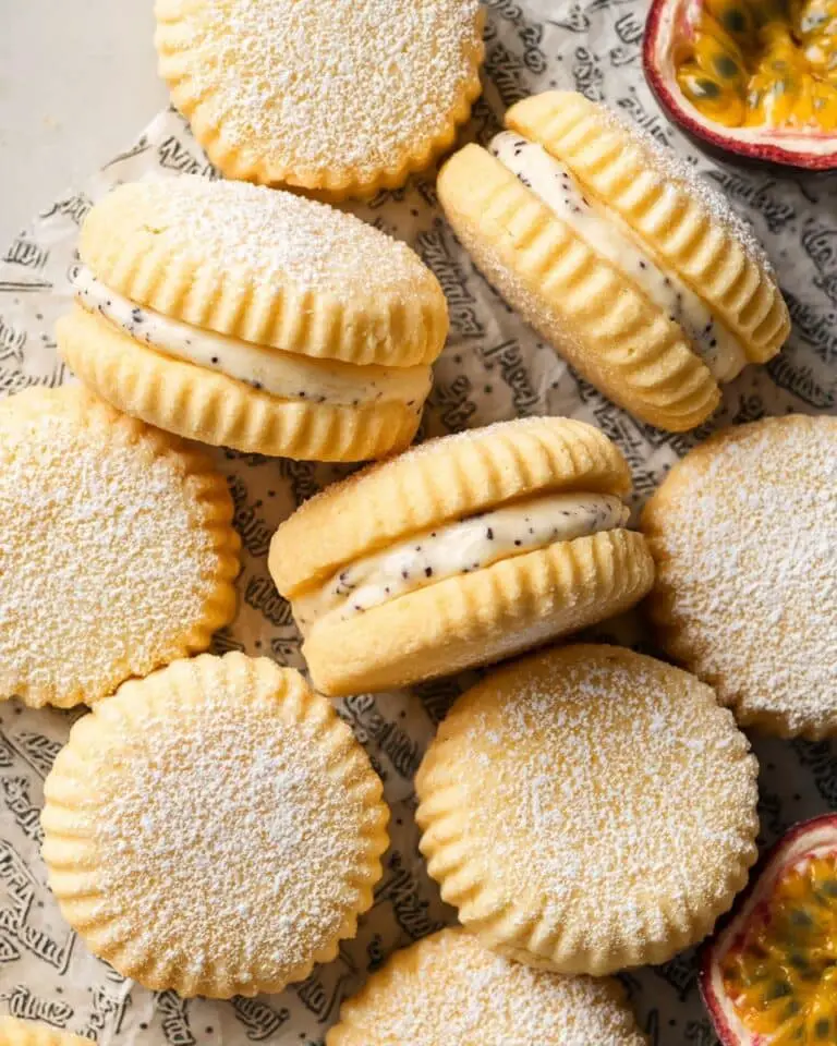 Passionfruit Melting Moments Recipe