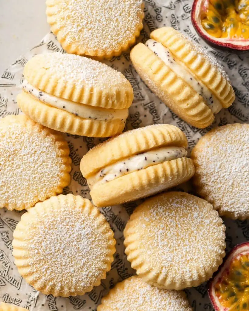 Passionfruit Melting Moments Recipe