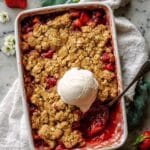 Brown Sugar Strawberry Cobbler Recipe