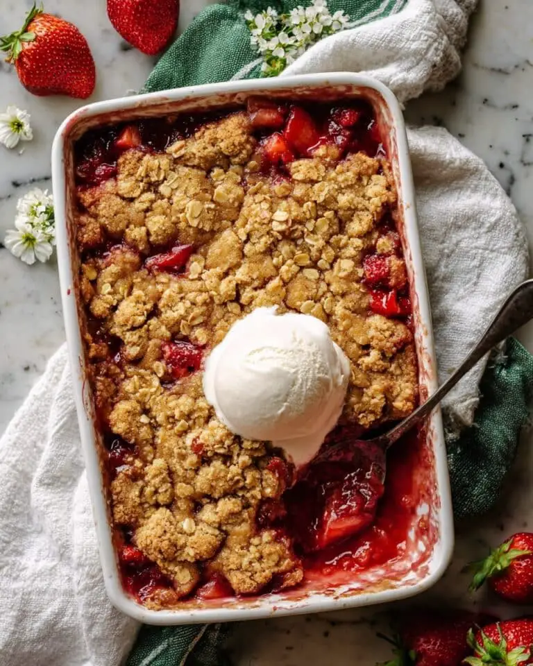 Brown Sugar Strawberry Cobbler Recipe