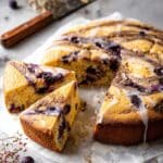 Blueberry Cinnamon Rolls with Maple Icing Recipe