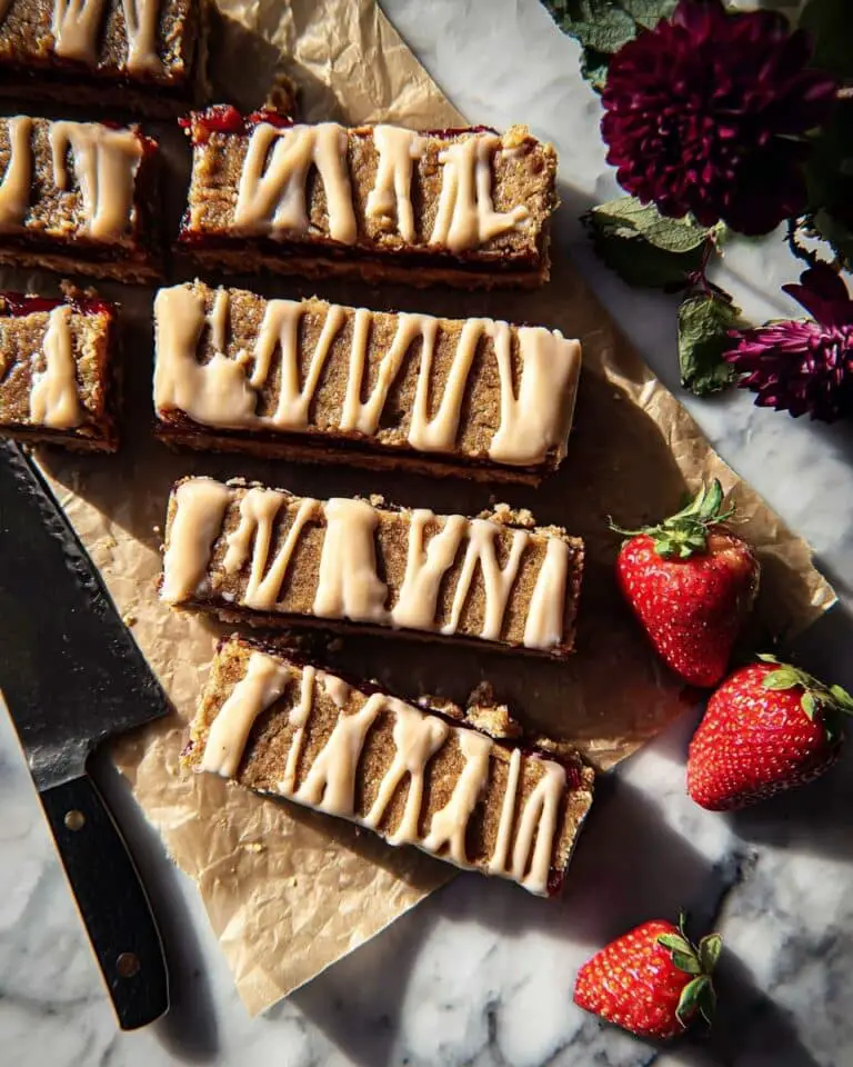 Frosted Soft Strawberry Cinnamon Bars Recipe
