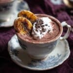 Superfood Beet Hot Chocolate with Honey Caramelized Brioche Recipe