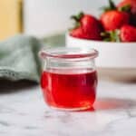 Easy Strawberry Simple Syrup Recipe