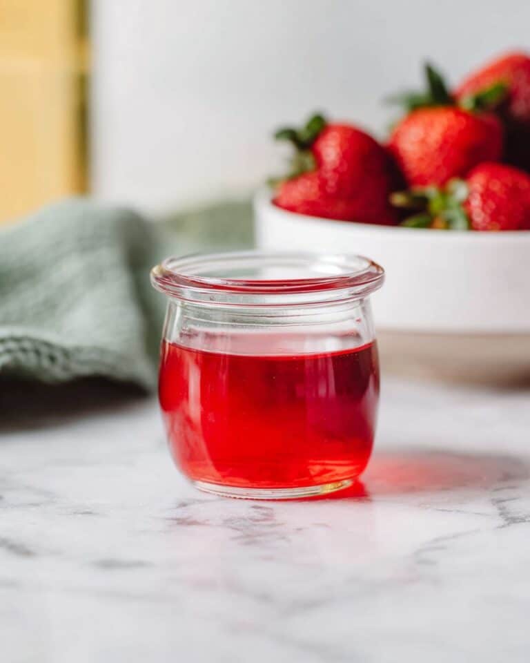 Easy Strawberry Simple Syrup Recipe