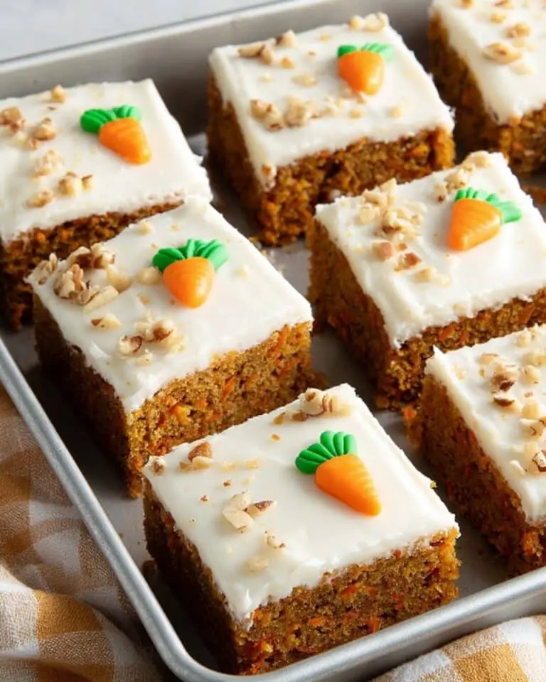 Carrot Cake Sheet Cake with Cream Cheese Frosting Recipe