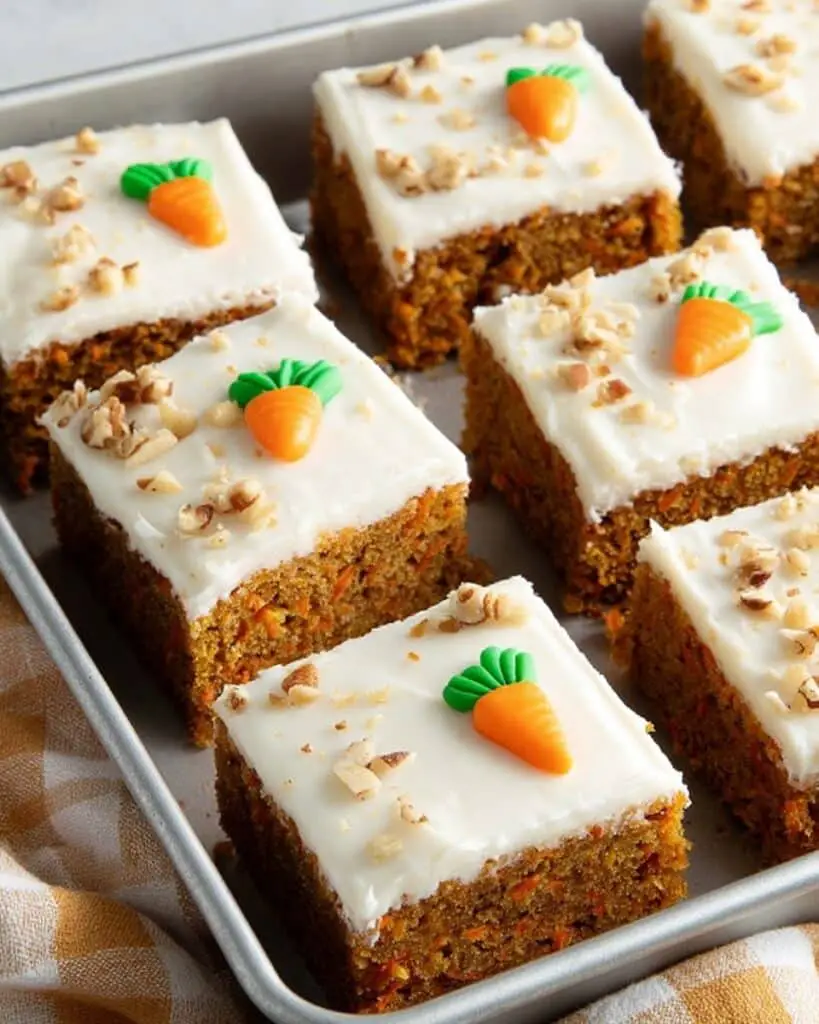 Carrot Cake Sheet Cake with Cream Cheese Frosting Recipe
