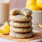 Lemon Poppy Seed Cookies with Lemon Glaze Recipe