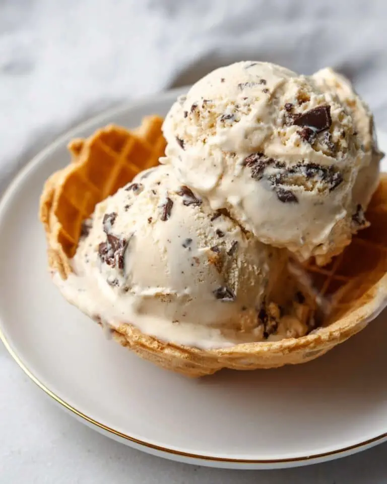 Vegan Peanut Butter Stracciatella Ice Cream Recipe