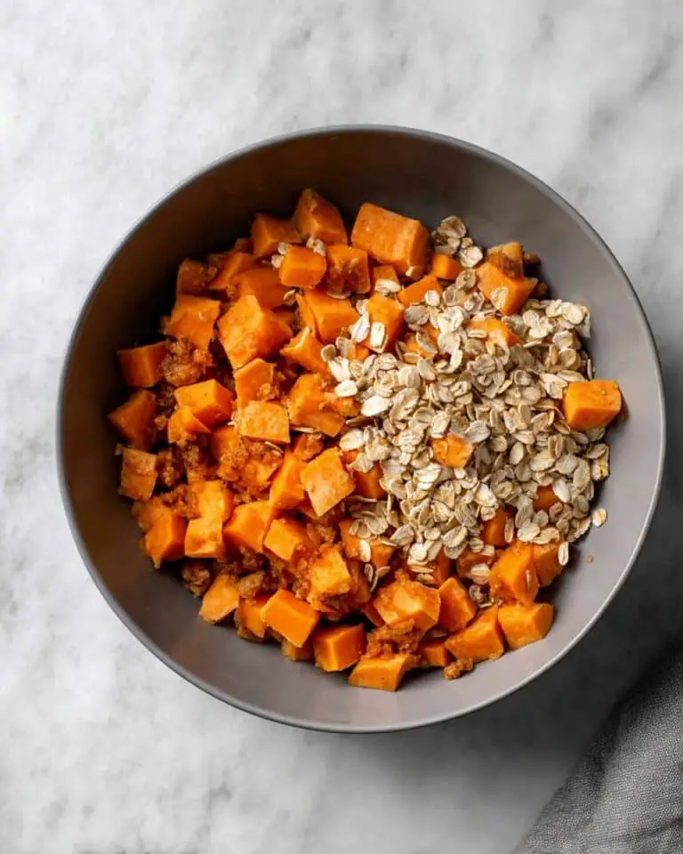 Vegan Maple Roasted Sweet Potatoes with Granola Recipe