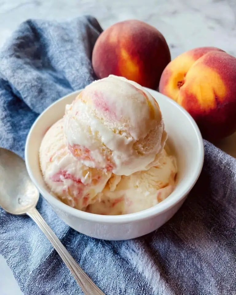 Peaches and Cream Ice Cream Recipe