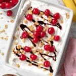 No Bake Banana Split Cake Recipe