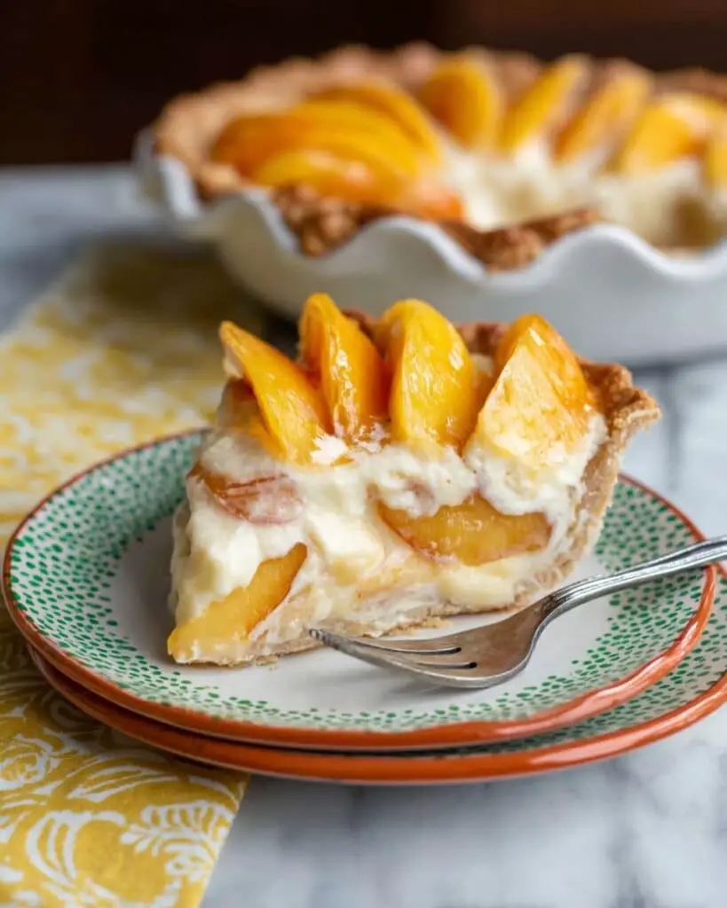 Peaches and Cream Pie Recipe