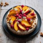 Peaches and Cream Pretzel Pie Recipe