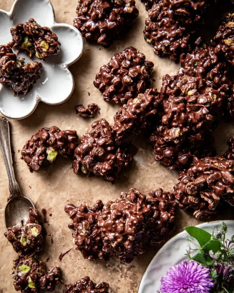 Monster Crunchies Chocolate Peanut Butter Rice Krispie Treats Recipe