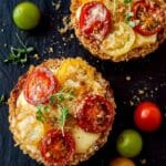 Cheese and Tomato Tarts Recipe