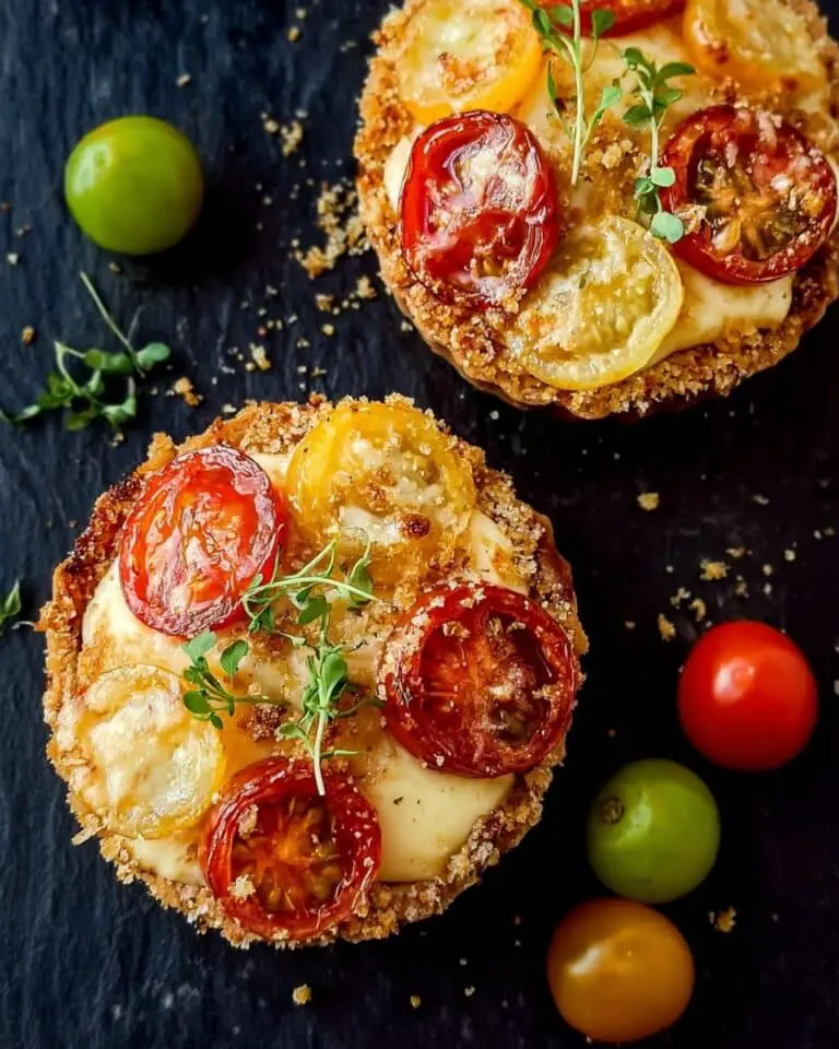 Cheese and Tomato Tarts Recipe