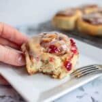 Sourdough Strawberry Rolls with Cream Cheese Frosting Recipe