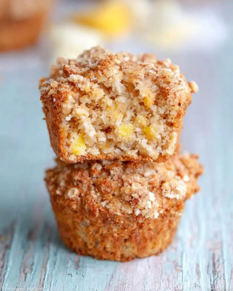 Mango Coconut Crumble Muffins Recipe