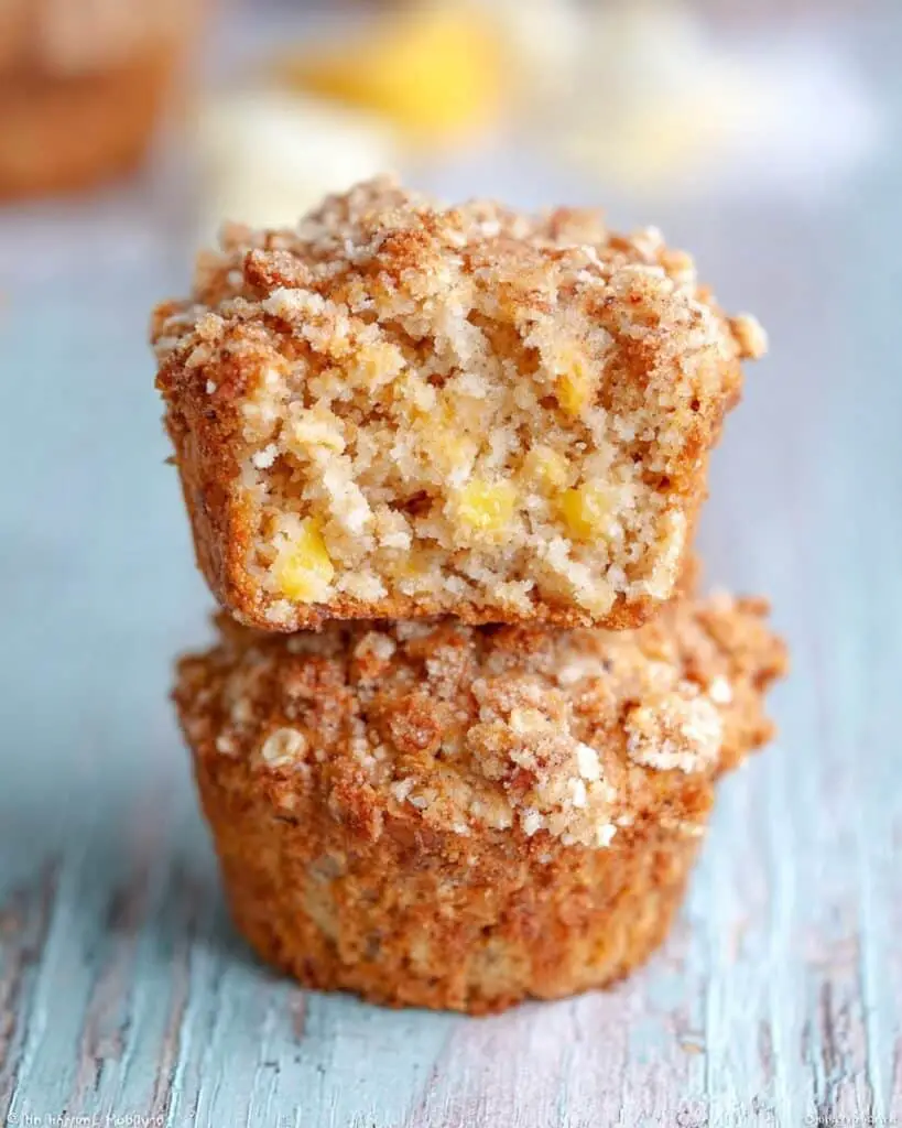 Mango Coconut Crumble Muffins Recipe
