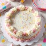Homemade Strawberry-Vanilla Ice Cream Cake Recipe
