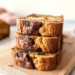 Nutella Swirl Pumpkin Bread Recipe