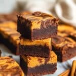 Flourless Pumpkin Brownies - Gluten-Free and Refined Sugar-Free Recipe