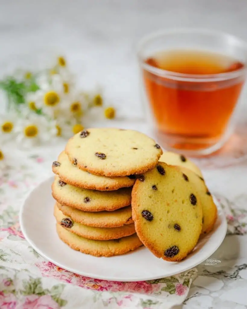 Persian Saffron Raisin Cookies Recipe