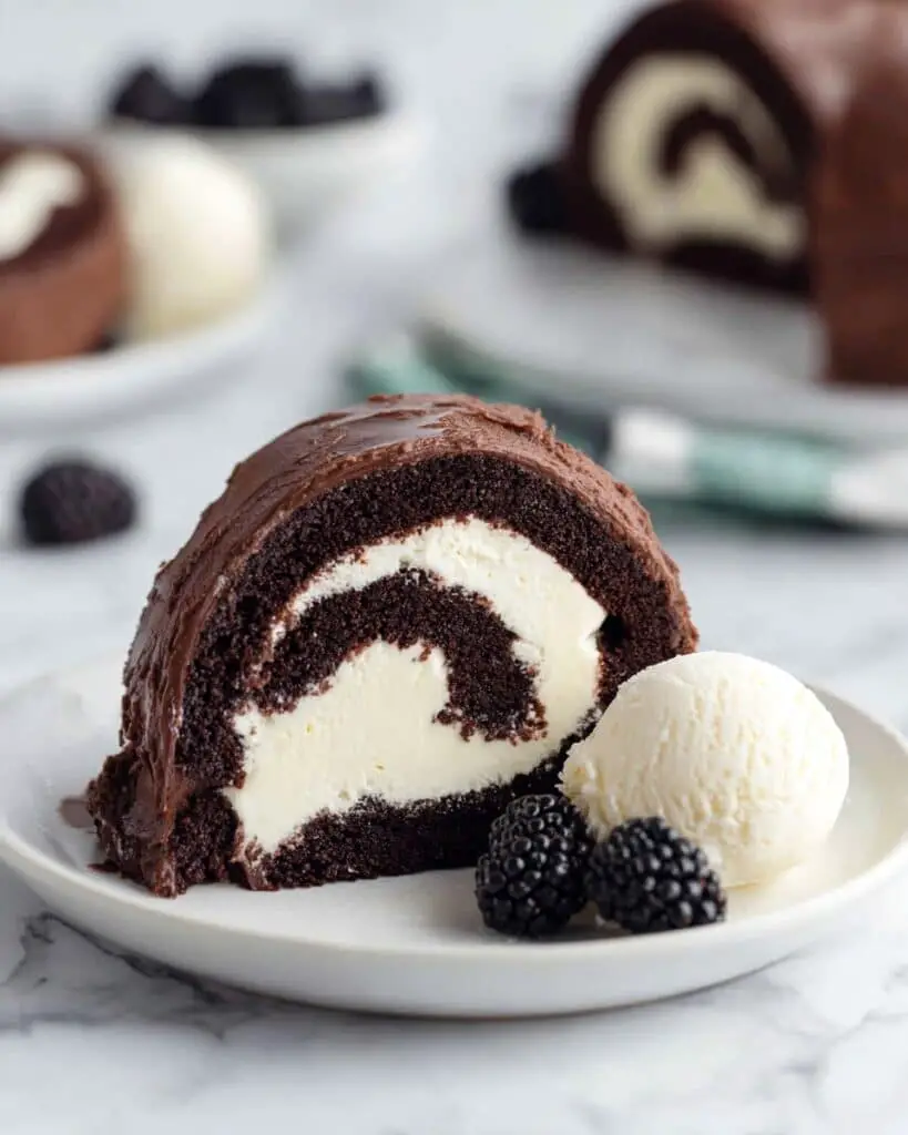 Chocolate Mocha Bundt Cake with Cheesecake Filling Recipe