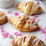 Strawberry Mini Pies with Rose Glaze Recipe