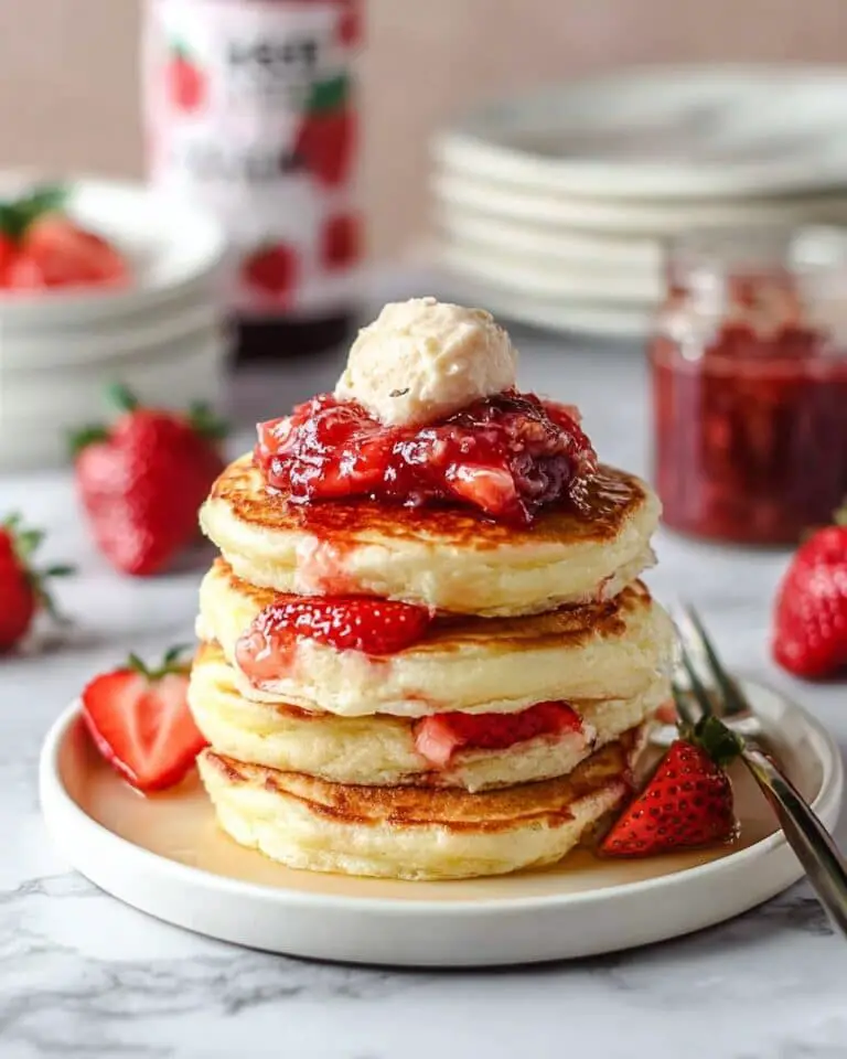 Strawberry Kefir Pancakes Recipe