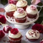Deep Dark and Rosy Red Velvet Cupcakes Recipe