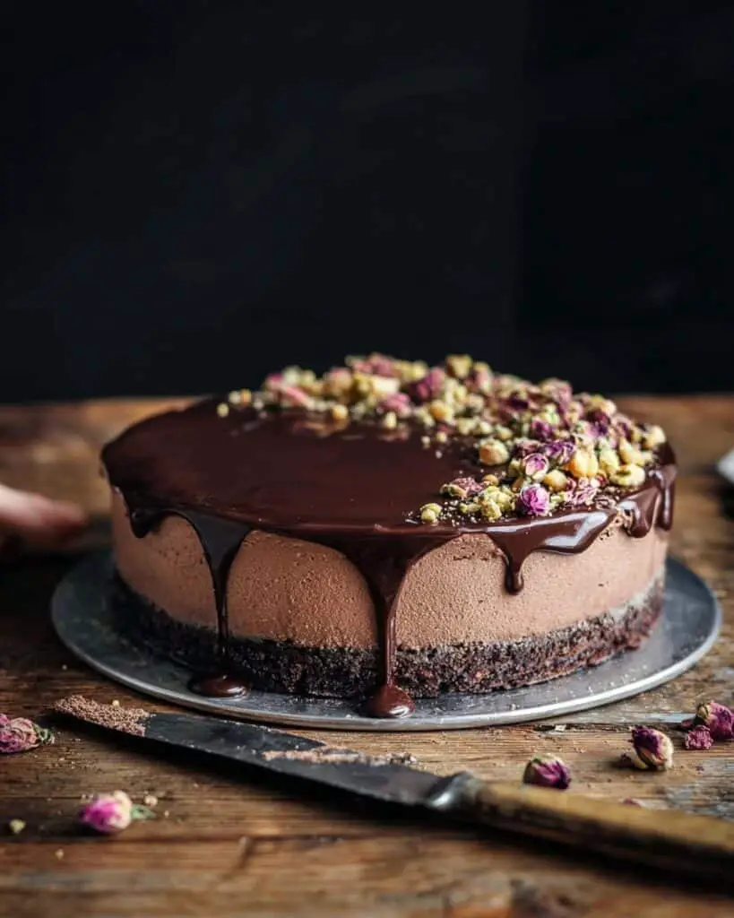 Chocolate Lovers Greek Yogurt Chocolate Mousse Cake Recipe
