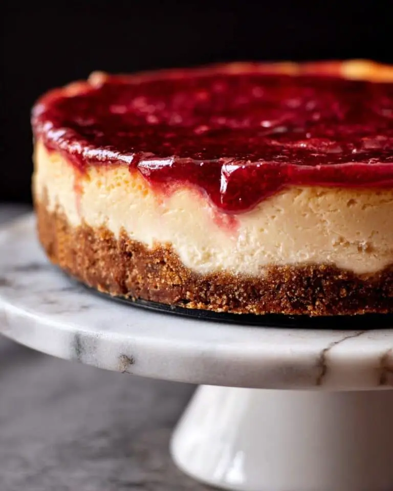 Ultimate Strawberry Swirl Cheesecake Recipe