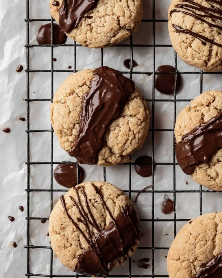 Vegan Soft Chocolate Peanut Butter Cookies Recipe