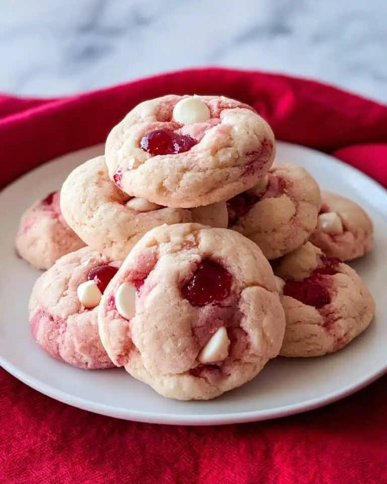 Cherry White Chocolate Chip Cookies Recipe